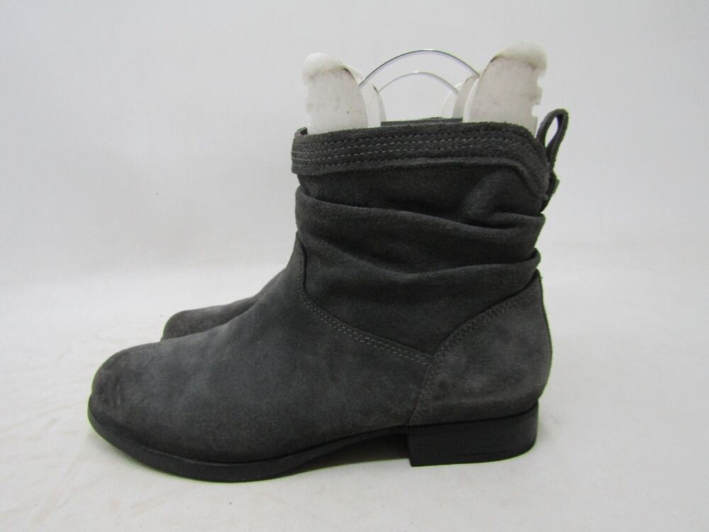Koolaburra by UGG Womens Sz 5 M Gray Suede Zip Ankle Boots Bootie
